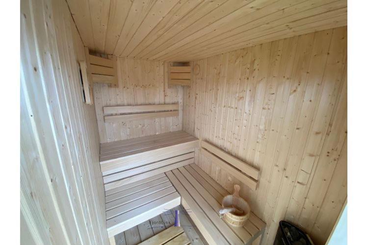 Hausboot Fjord Vela Mit Biosauna In Barth Ngoại thất bức ảnh